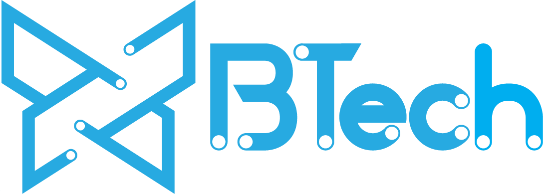 Logo BTech. Kompania Nr. 1 ne Shqiperi per dixhitalizimin e biznesit tuaj